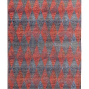 Schöner Wohnen Teppich Mystik Harlequin (Rot/Grün; 140 x 70 cm)
