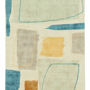 Schurwollteppich Composition 23706 (Papaya; 180 x 120 cm) – Bild 1