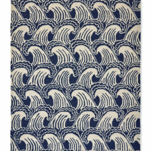 Schurwollteppich Ride The Wave 125608 (Blau; 180 x 120 cm)
