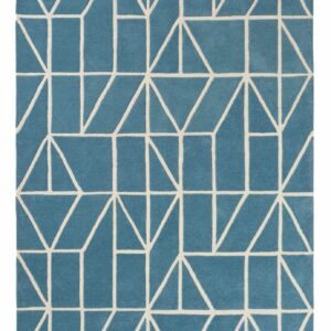 Scion Schurwollteppich Viso (Blau; 250 x 350 cm)