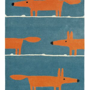 Teppich Mr Fox (Denim; 90 x 150 cm) – Bild 1