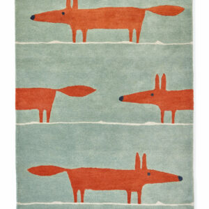 Teppich Mr Fox (Mint; 150 x 90 cm)