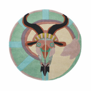 Designerteppich Zodiac Capricorn 162005 (Bunt; 100 x 100 cm) – Bild 1