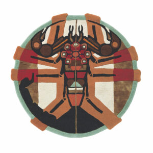 Designerteppich Zodiac Scorpio 161805 (Bunt; 100 x 100 cm) – Bild 1