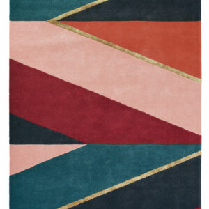 Ted Baker Schurwoll Teppich Sahara (Burgund; 170 x 240 cm)