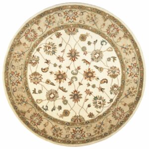 Bordürenteppich Royal Ziegler 503 (Braun; 100 x 100 cm)