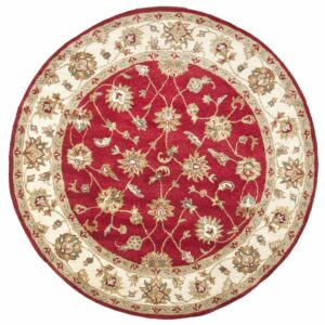Bordürenteppich Royal Ziegler 503 (Rot; 100 x 100 cm)