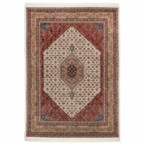 Perser Teppich Benares Bidjar (Braun/Creme; 60 x 90 cm)