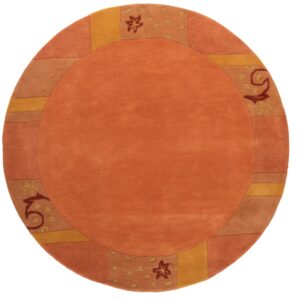 Royal Ganges Teppich 150cm Rund (Terracotta; 150 x 150 cm)