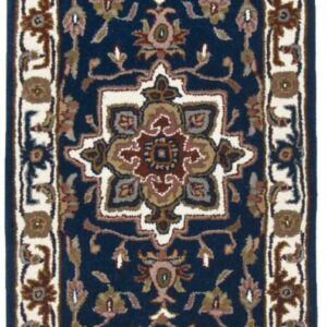 Royal Heriz Läufer (Blau)