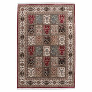 Schurwollteppich Benares Bachtiari (Rot; 120 x 180 cm)