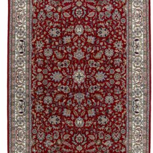 Schurwollteppich Benares Isfahan (Rot; 120 x 180 cm)