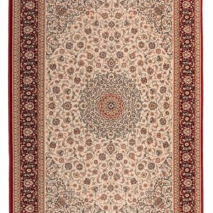 Schurwollteppich Florestti 6635 (Beige/Rot; 160 x 230 cm)
