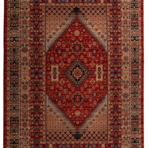 Schurwollteppich Saharna 2400 (Rot; 200 x 290 cm) – Bild 1