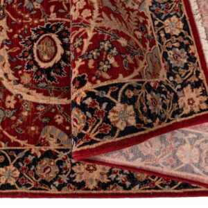 Schurwollteppich Saharna 6650 (Rot; 120 x 145 cm)