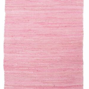 Webteppich Happy Cotton Uni (Rosa; 70 x 140 cm) – Bild 1