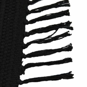Teppich Läufer Happy Cotton Uni (Schwarz) – Bild 1