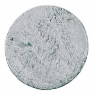 Tom Tailor Hochflorteppich Furry Rund (Türkis; 90 x 90 cm) – Bild 1