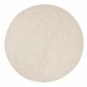 Wedgwood Designer Teppich Folia - Rund - (Stone; 150 x 150 cm)